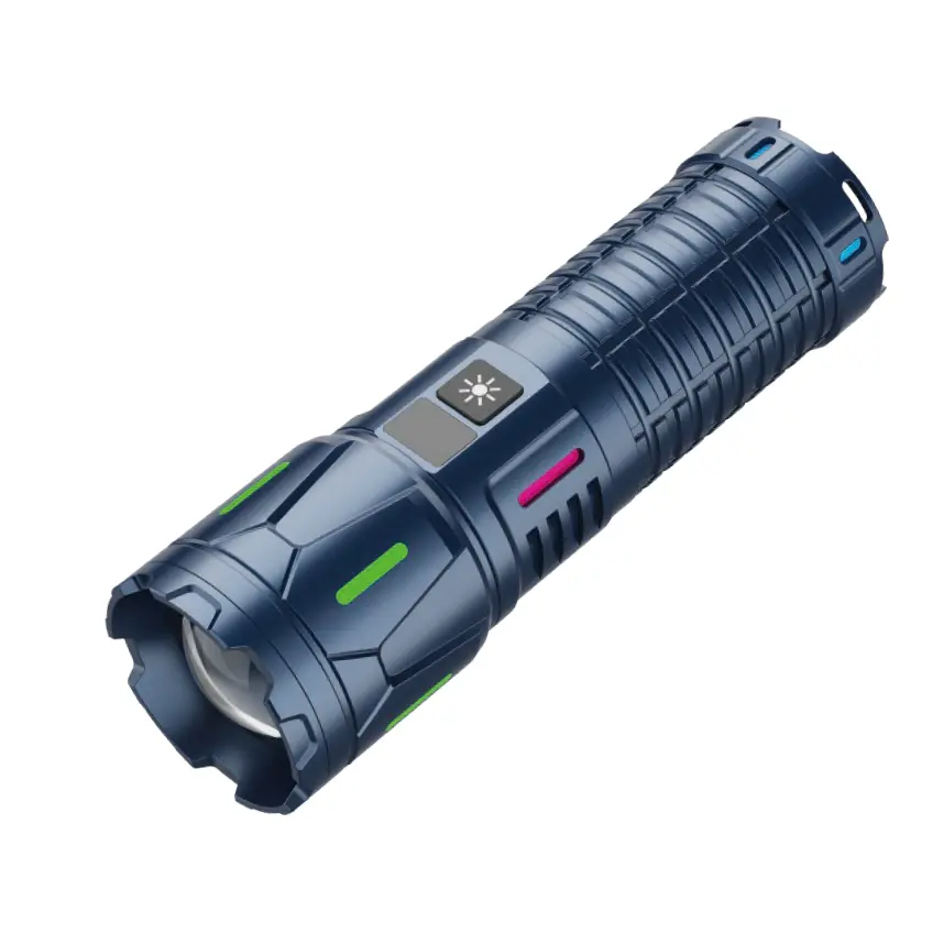 100W LED Taktik El Feneri USB Şarj Edilebilir