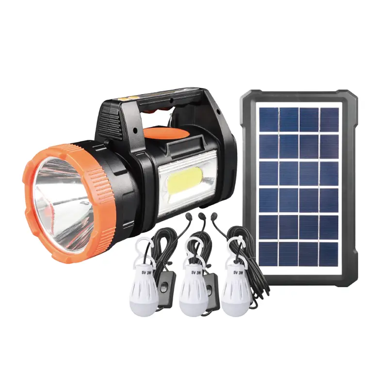 30W COB Şarj Edilebilir Güneş Spot Işığı Kiti